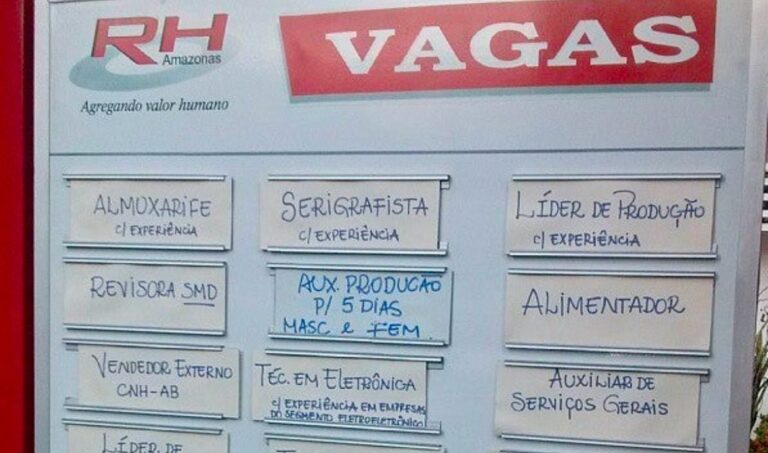 RH Amazonas abre seleção para diversas funções em Manaus